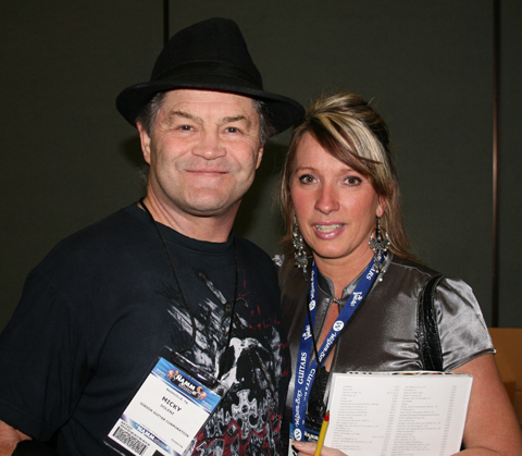 Micky Dolenz and Debbie Ventoza
